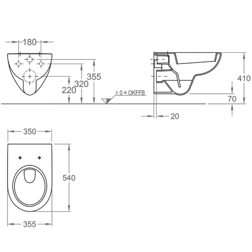 ������ ��������� Geberit Renova Nr.1 203040000