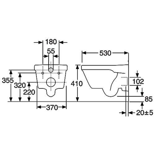 ������ ��������� Gustavsberg Hygienic Flush WWC (� ������� SoftClose) 5G84HR01