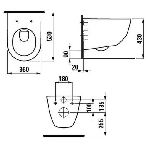 ������ Laufen Pro 8.2096.4.000.000.1