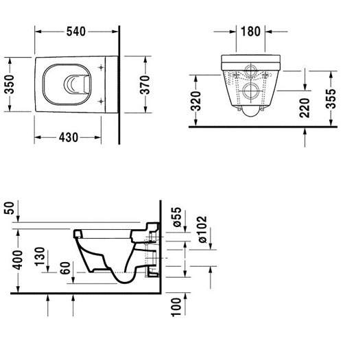 ������ ��������� Duravit 2nd Floor 2220090000