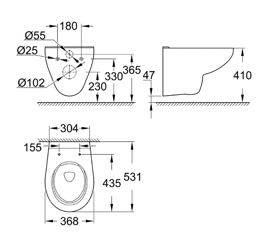 ������ ��������� Grohe Bau Ceramic 39427000