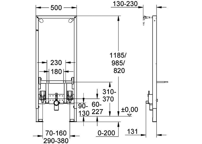 ����������� ��� ���� Grohe Rapid SL 38553001