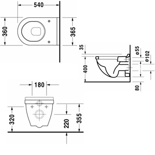 ������ ��������� Duravit Starck 3 (� ������� SoftClose) 42000900A1