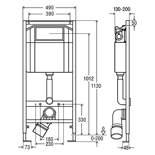 ����������� ��� ���������� ������� 3 � 1 Viega Eco-WC 673192