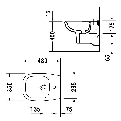 ���� ��������� Duravit compact D-Code 22371500002