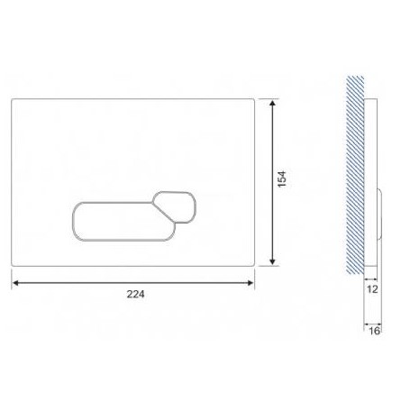 ������ ����� Cersanit Actis P-BU-ACT/Wh �����