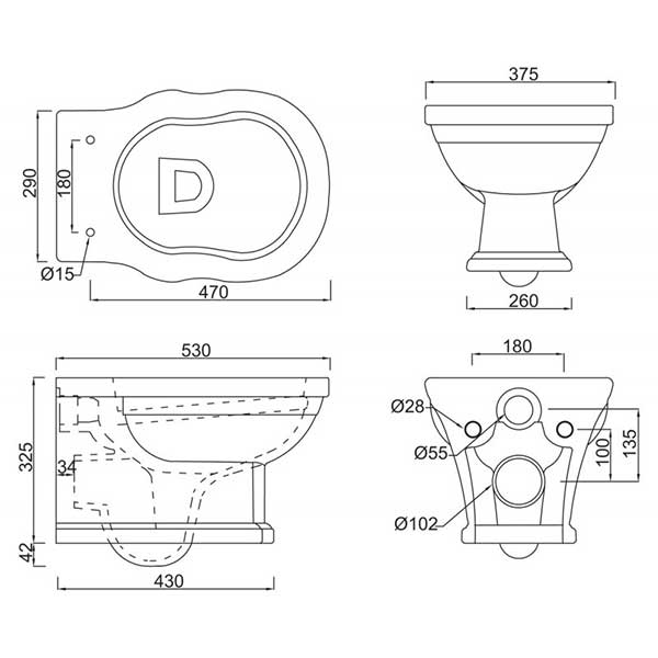 ������ ��������� BelBagno Boheme BB115CH ������������