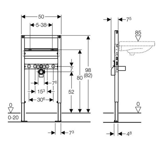 ����������� ��� ����������� GEBERIT Duofix 111.490.00.1