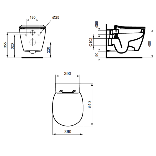 ������ ��������� Ideal Standard Connect E771801