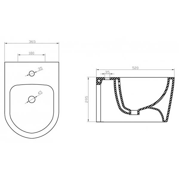 ���� ��������� BelBagno Marino BB105BH